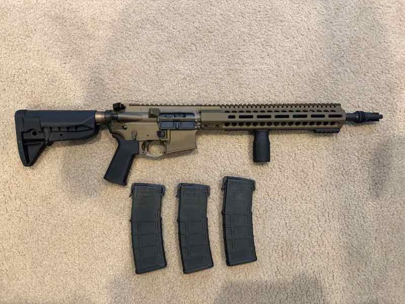 FN 5.56, 14.5&quot; (Pin and Welded) Rifle with Extras
