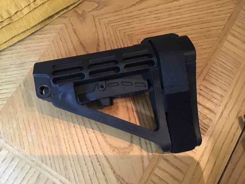 SBA4 pistol brace (not Chinese knockoff)