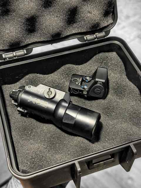 Trijicon RMR06 with Surefire X300 turbo B