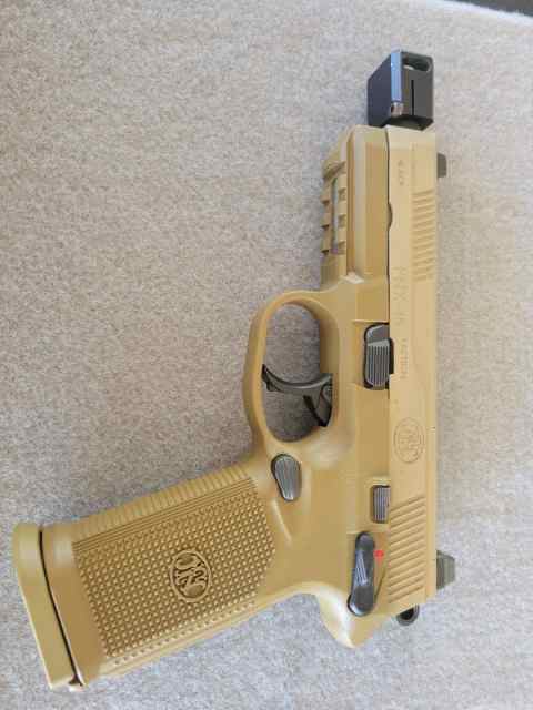 FN FNX-45 Tactical FDE with muzzle break