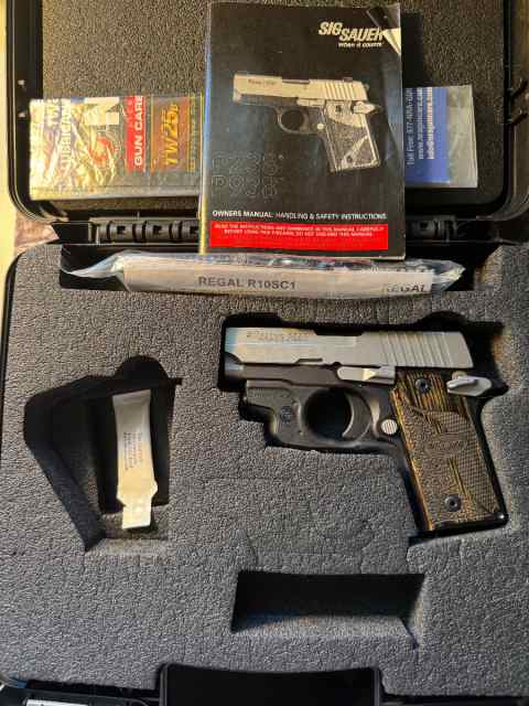 SIG P238 - 380 WITH CRIMSON TRACE $625