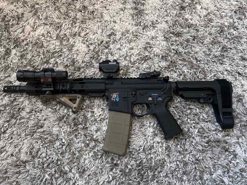 10.5” AR Pistol w/ SB brace 