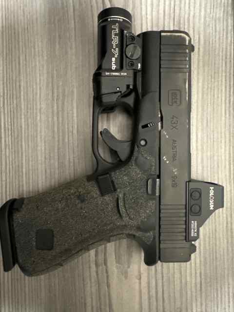 WTS/WTT Glock 43x MOS w/ Holosun 507k &amp; TLR7 Sub 