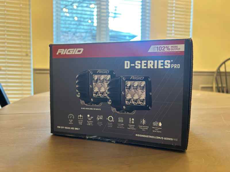 Rigid D-Series Pro Off-Road Lights