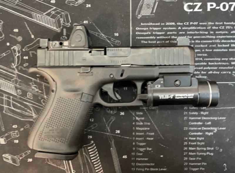 Glock 19 MOS with RMR and Night Sights