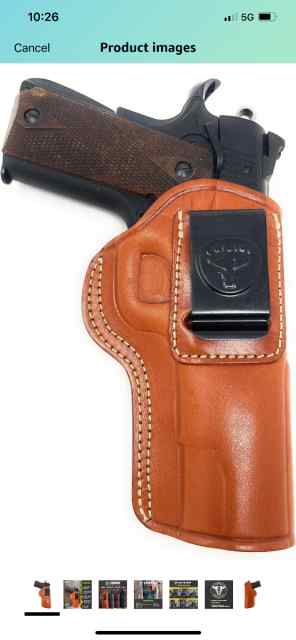 Cardini Leather - IWB Leather Gun Holster