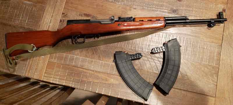 SKS with 2-30 rd magazines