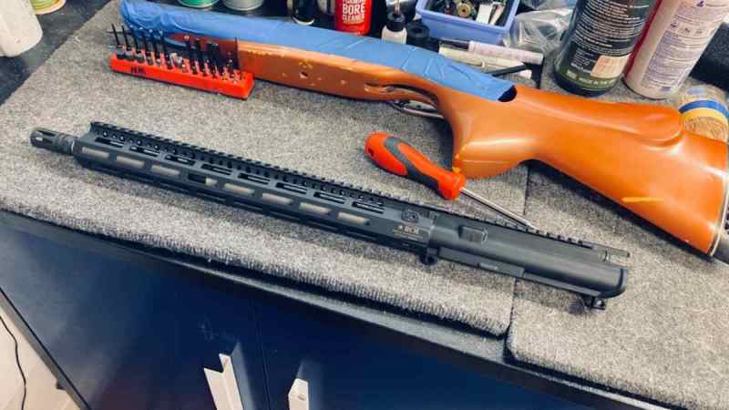 AR upper, 16&quot; Ballistic Advantage, 15&quot; BCM, 223wyl