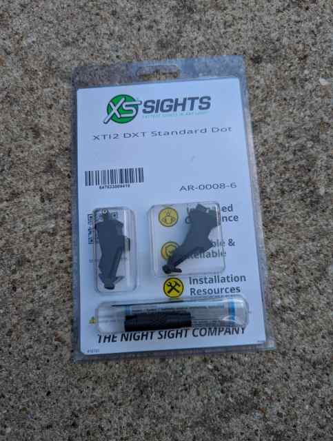 WTS: XS Sights 45deg offset tritium XTI2 DXT 