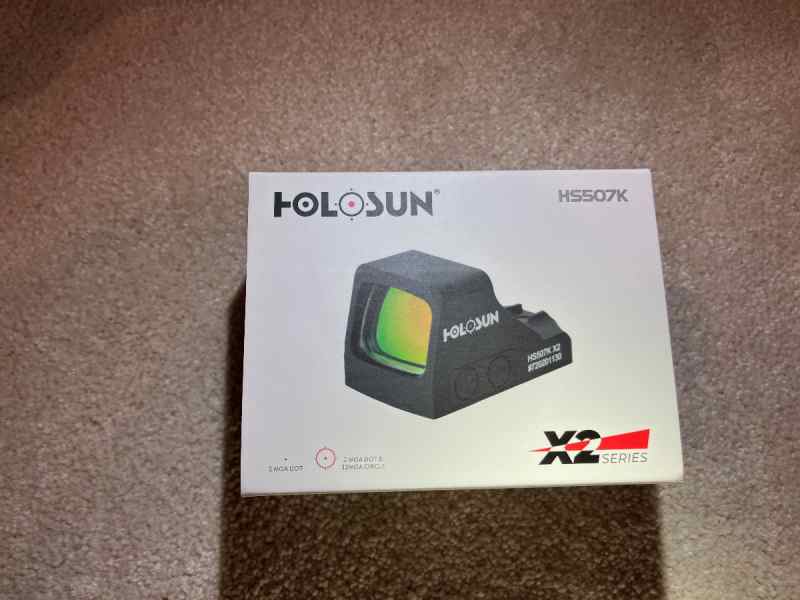 holosun HS507k red dot - new