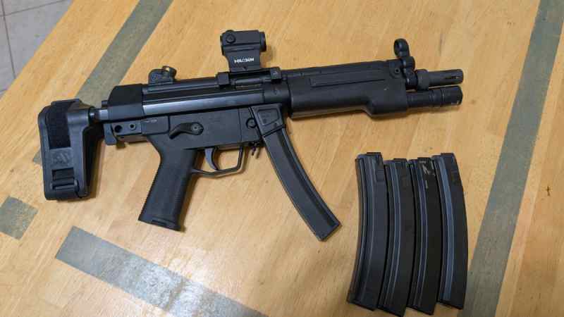 Century Arms AP5 w/madmax bolt, and extras.
