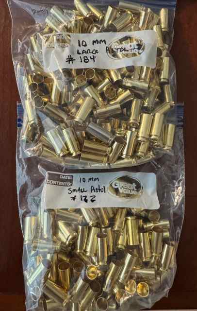 10mm Auto MHS Brass Deprimed and Cleaned