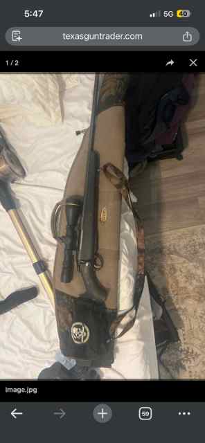 Tikka T3x 6.5 Creedmoor w Leupold V3xi Scope