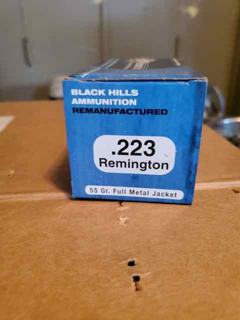 BLACK HILLS AMMO * 223 * 55 GRAIN  * 5.56