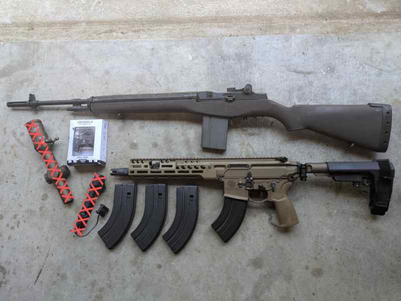 Sig MCX Spear LT, M1A, 2000rds 7.62x39, Tavor