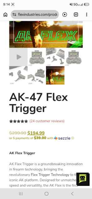 Ak flex trigger