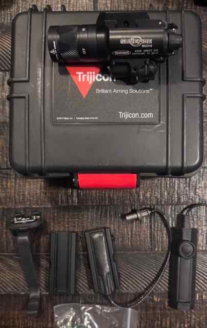 Surefire x400v light, IR laser/IR light +more