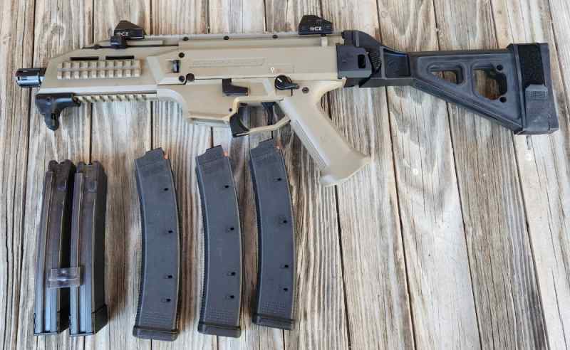 CZ Scorpion Evo 3 S1 Pistol 9MM FDE / Tan