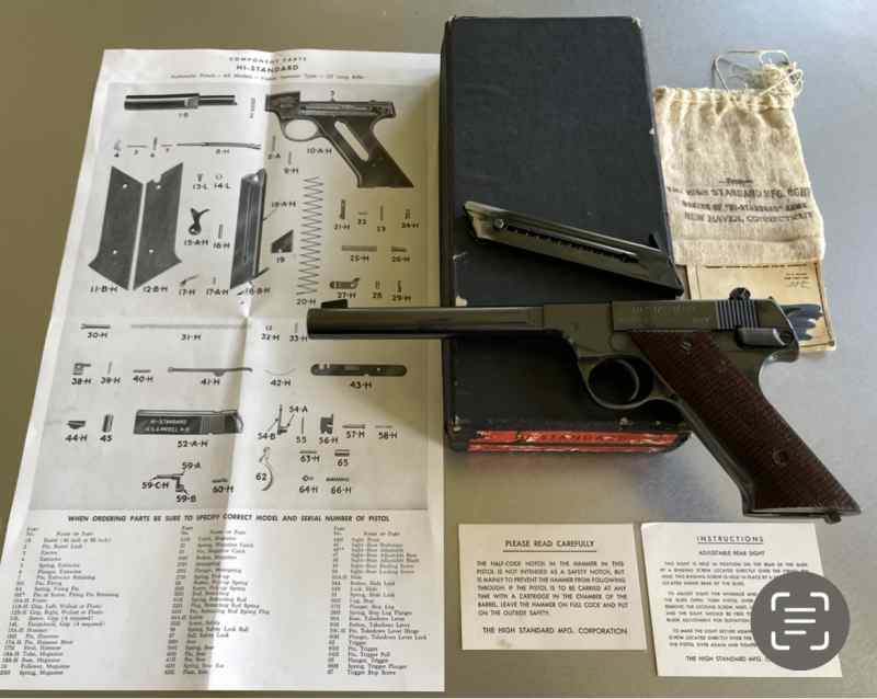 High Standard HD Military c. ‘47 drippy Mint