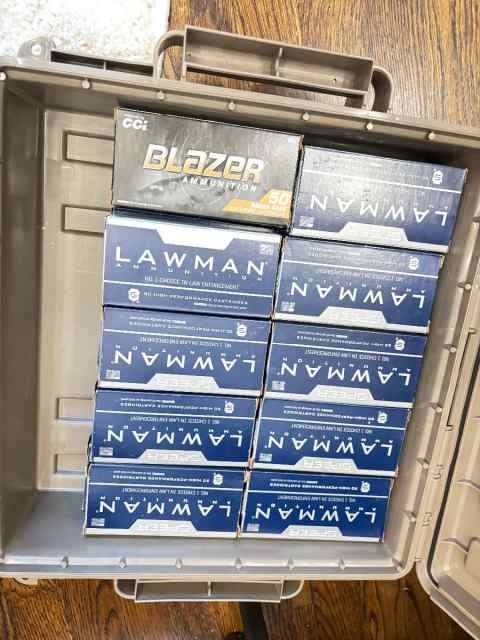 18 boxes of Lawman 9mm Luger 124 gr TMJ 