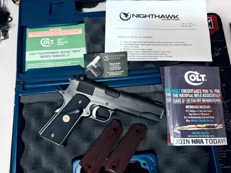 Nighthawk Custom Colt 1911 Series 70