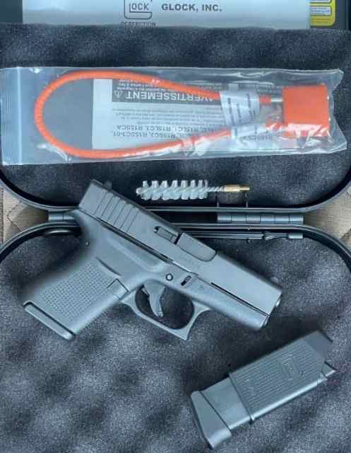 Glock 43 9mm ANIB G43 Glock43 Sub-compact