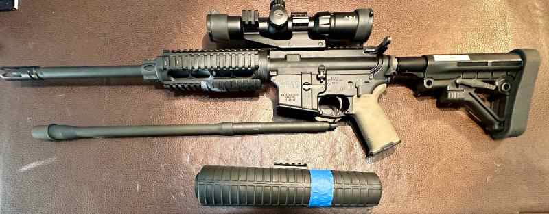 300 blackout AR with 5.56 extra barrel