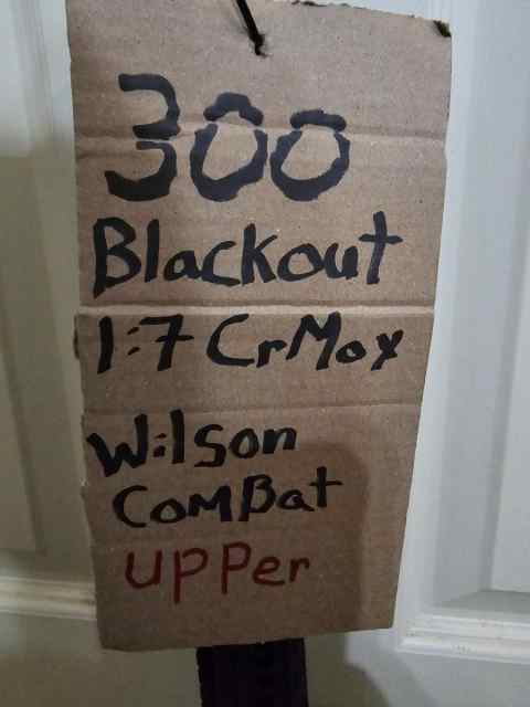 Sell or trade upper 556 Wilson combat 300 blackout