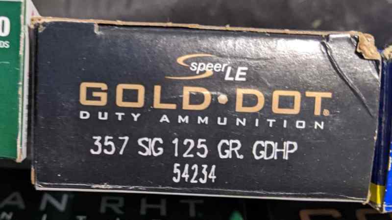 357 Sig Ammo - 7 boxes / 350 rounds