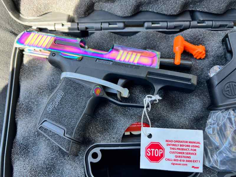 P365 Titanium Rainbow 380acp BNIB