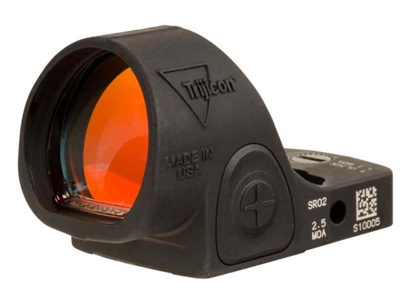 TRIJICON SRO MATTE BLACK 1X 2.5 MOA ILLUMINATED RE