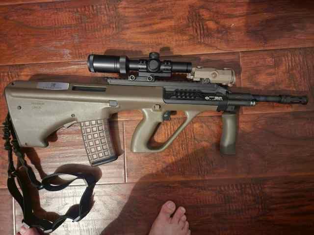 Aug Steyr A3 M1 mint HK ar15 ak47 mp5 m1a FN scar