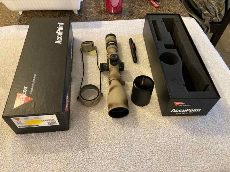 Trijicon AccuPoint 5-20x50mm scope. Model# TR23-2G