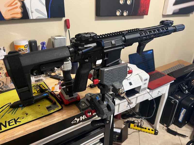 PSA 11.5” AR pistol upgraded and unfired