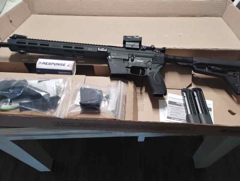 Smith &amp; Wesson response 9 mm carbine with optic
