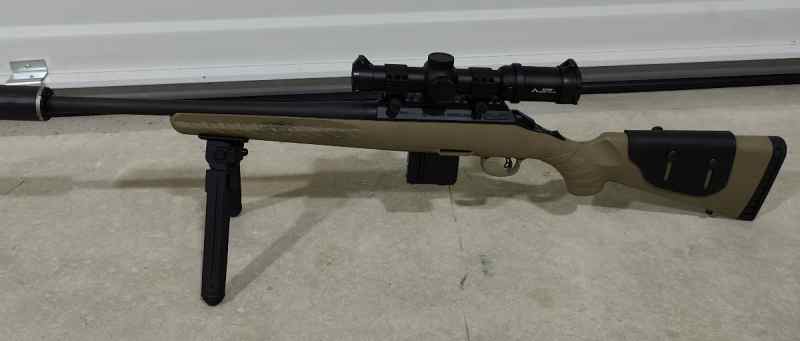 Ruger American Ranch 300 blk with extras