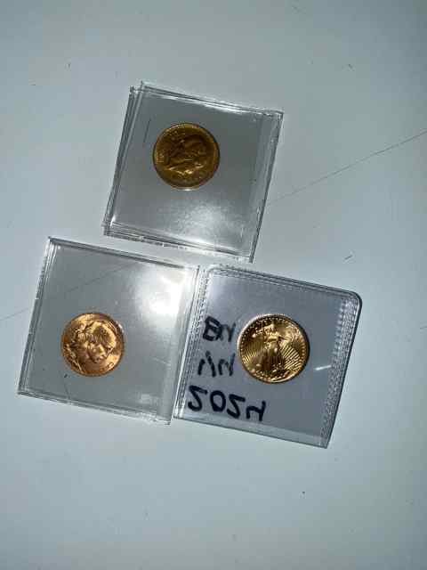 Gold coins for trade