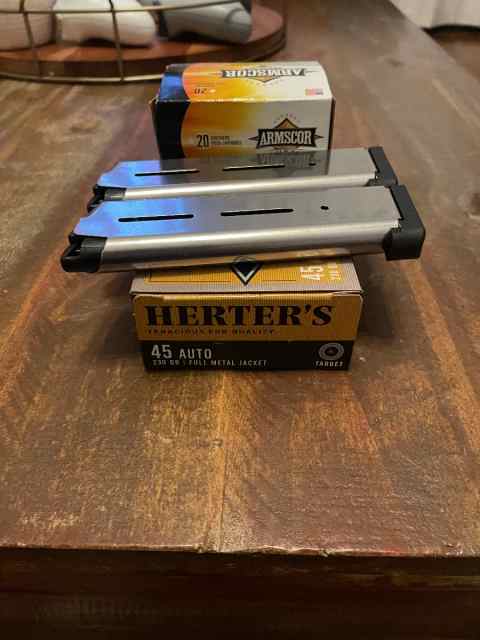 45ACP FMJ&amp; JHP 1911 Wilson Mags 