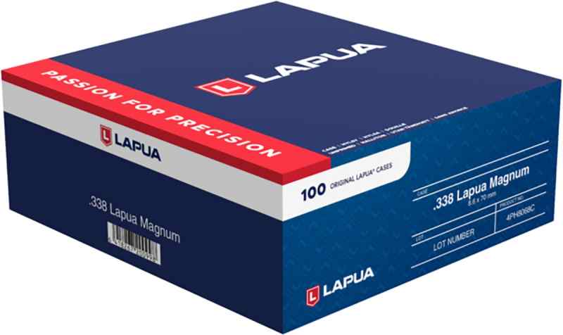 LAPUA BRASS, 338 LAPUA MAGNUM, QTY 100, NEW
