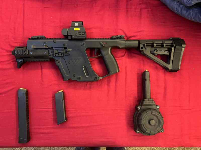 Vector 9mm w/EoTech sight