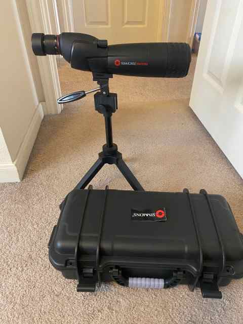 Simmons spotting scope 20-60x