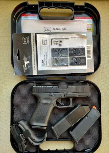 GLOCK G19 G5 GEN 5 MOS 9MM 3 MAGS OPTIC