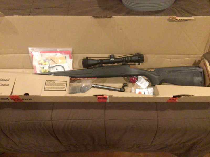 New Savage Axis XP 30-06 Weaver Scope