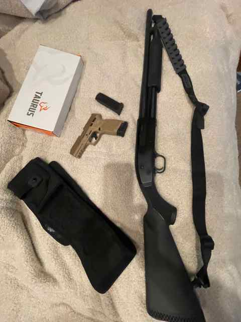 Taurus 9mm G3 new in box $300 / 12g Mossberg 88