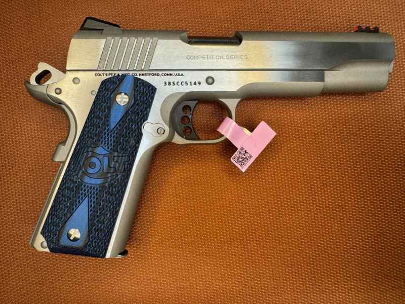 NEW IN BOX-Colt Competition Blue - 5&quot; - .38 Super