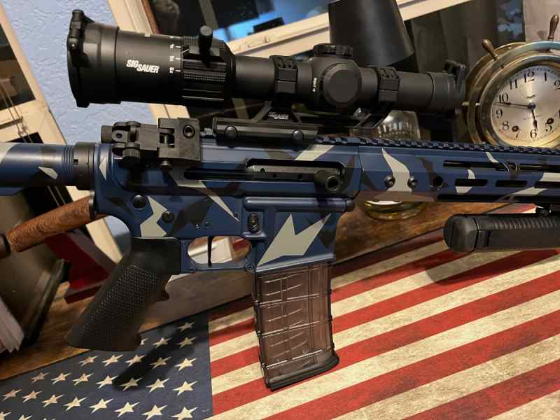 New Custom Anderson 300 AAC Rifle - Side Action