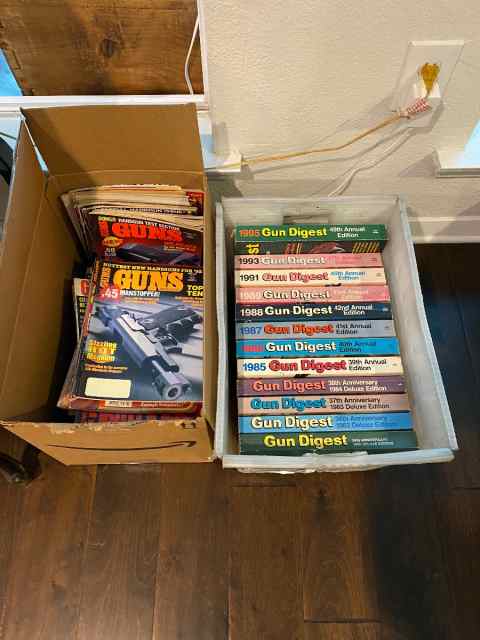 FREE: Old gun magazines 