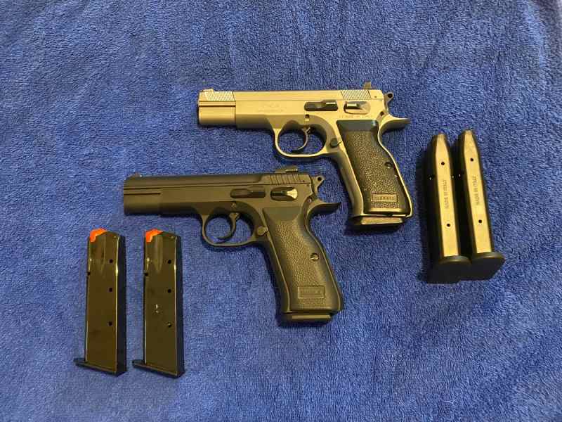 Pair of Original Tanfoglio Witness Pistols F/S F/T