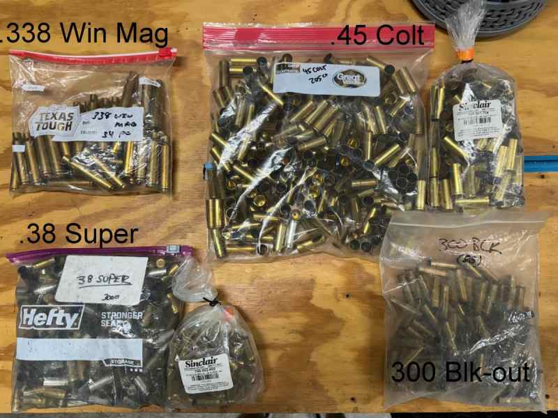 Various Reloading Brass