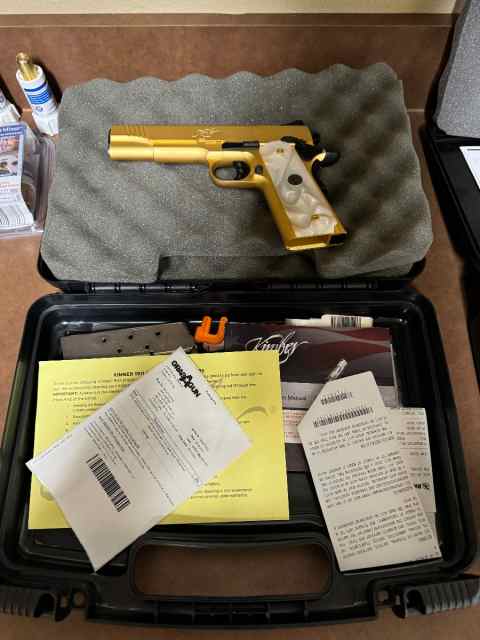 Gold Kimber 1911